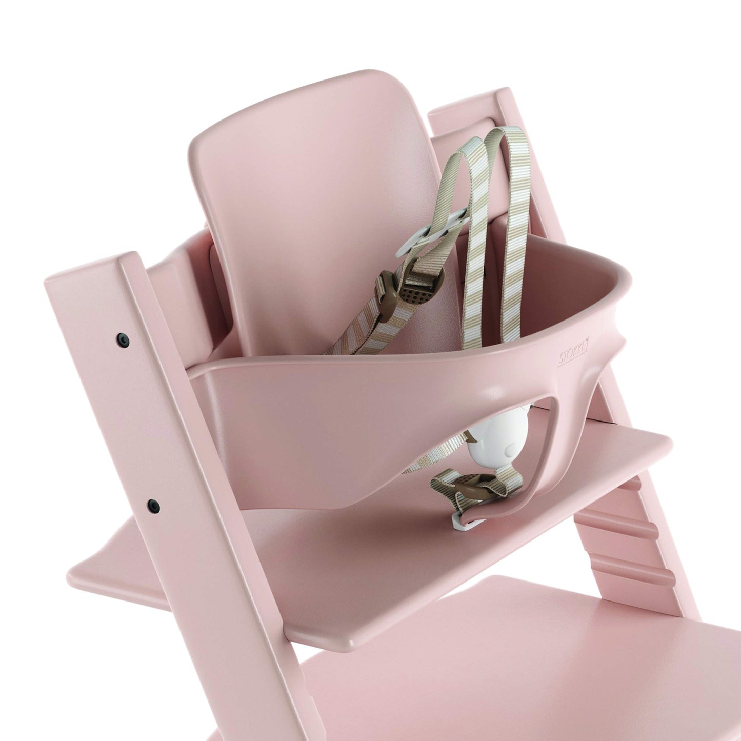 Stokke Silla Tripp Trapp Evolutiva, Baby Set mas Arnes (Serene Pink)