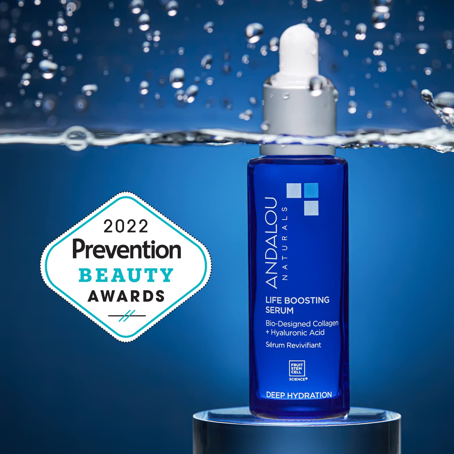 Serum Andalou Naturals para Hidratación Profunda y Vitalidad de la Piel