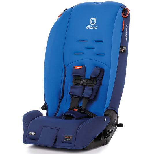 Diono Radian 3R, asiento de coche convertible 3 en 1, orientado trasero y orientado hacia adelante, asiento de coche de 10 años, ajuste delgado de 3 pulgadas, cielo azul
