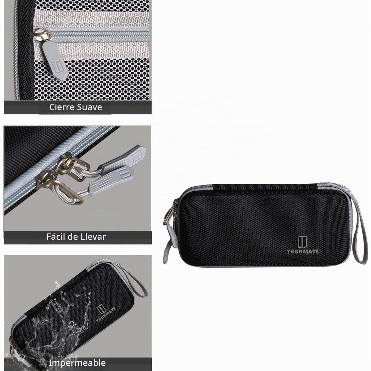 Estuche de Viaje Tourmate Negro para Calculadora Gráfica CASIO PRIZM FX-CG50 / FX-9750GIII