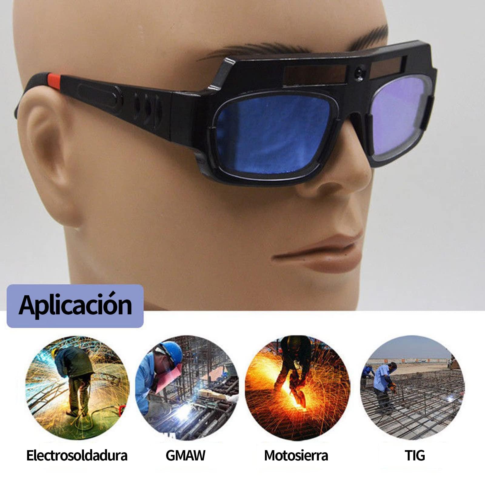 Gafas de Soldadura NINOMO Verde con Filtros de Auto-Oscurecimiento para Hombre