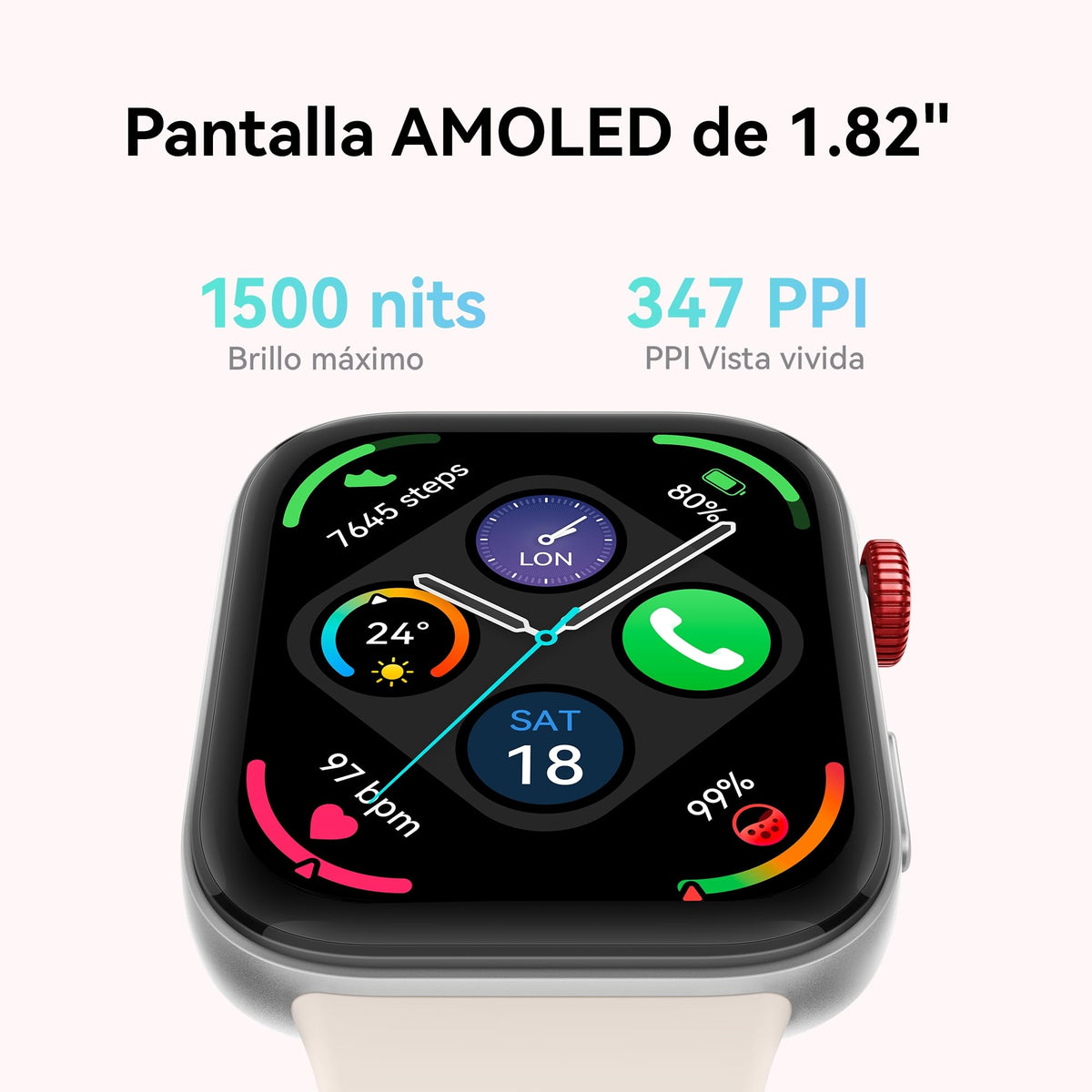 Reloj Huawei Watch Fit 3 Negro Carbón con Pantalla AMOLED y Diseño Ultradelgado
