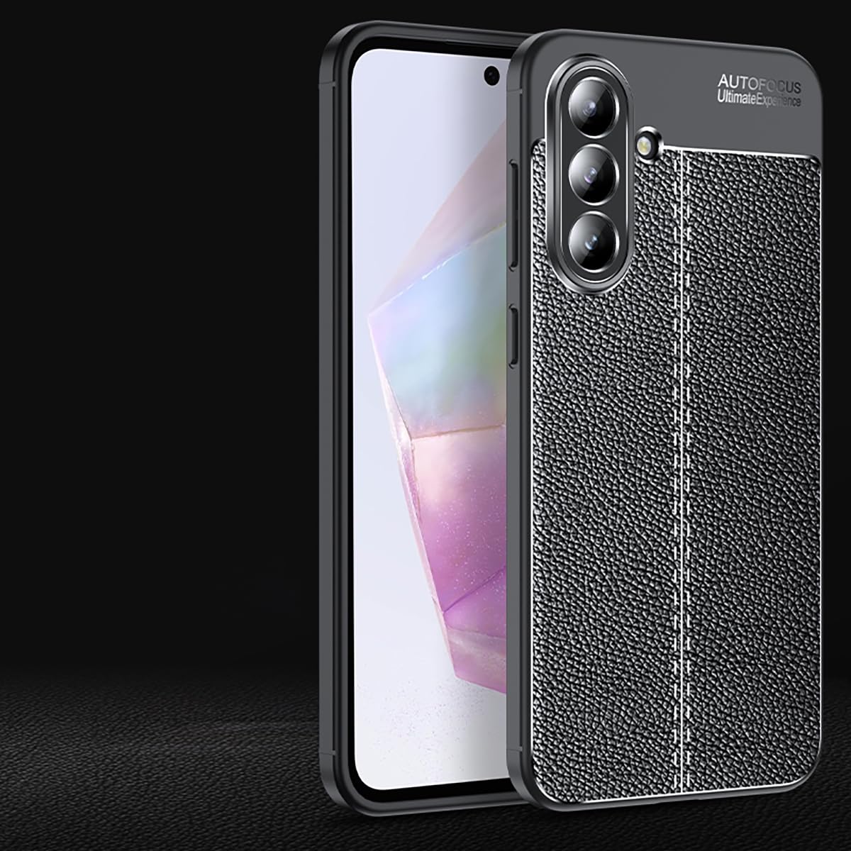 DABUNA Funda para Samsung Galaxy A36 5G Case Uso Rudo Protector de Cámara Duradero Suave Antihuellas Protector Cover (Negro)