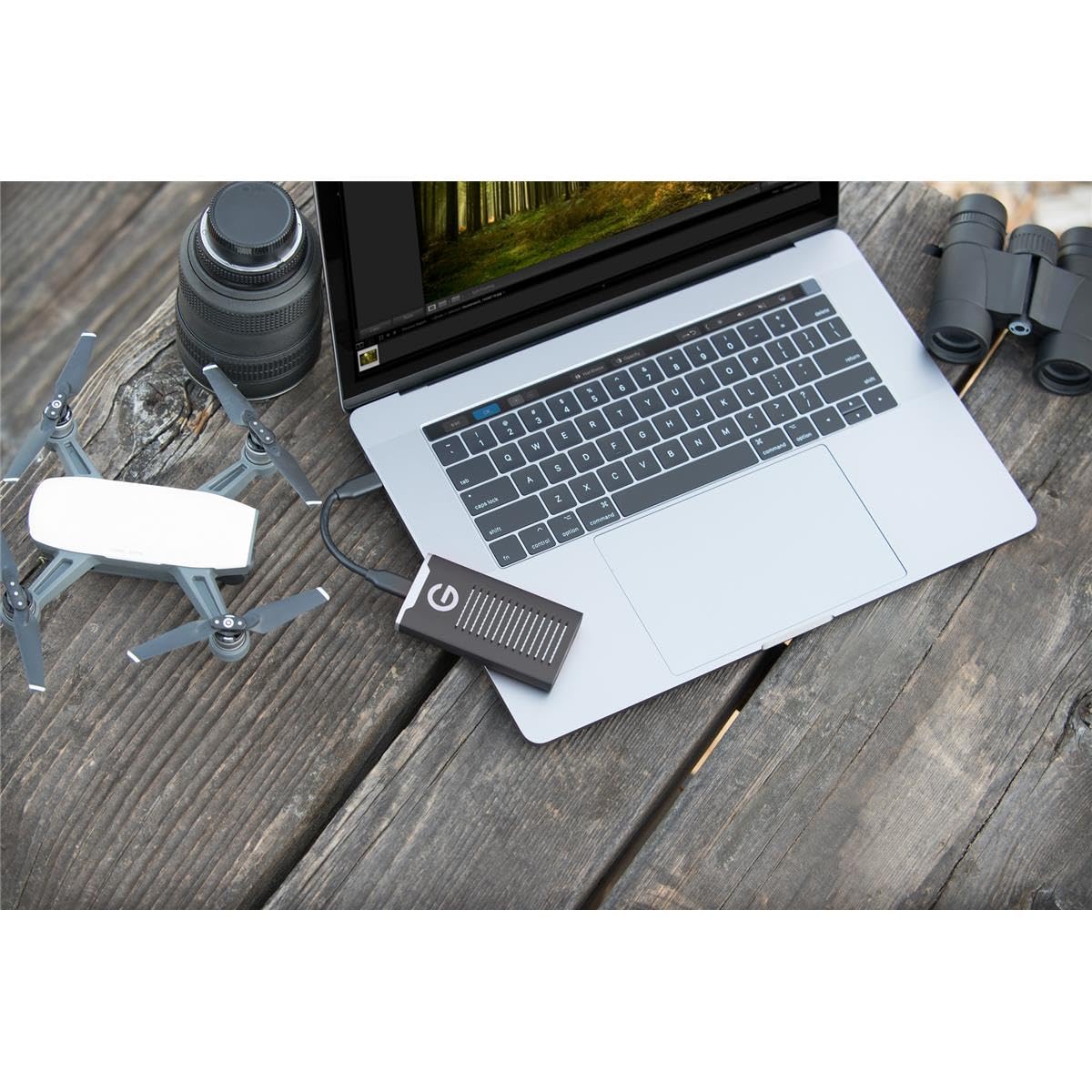 Unidad de Estado Sólido SanDisk Professional G-Drive 4 TB Ultra Resistente IP67 portátil hasta 1050 MB/s USB 3.2 Gen 2