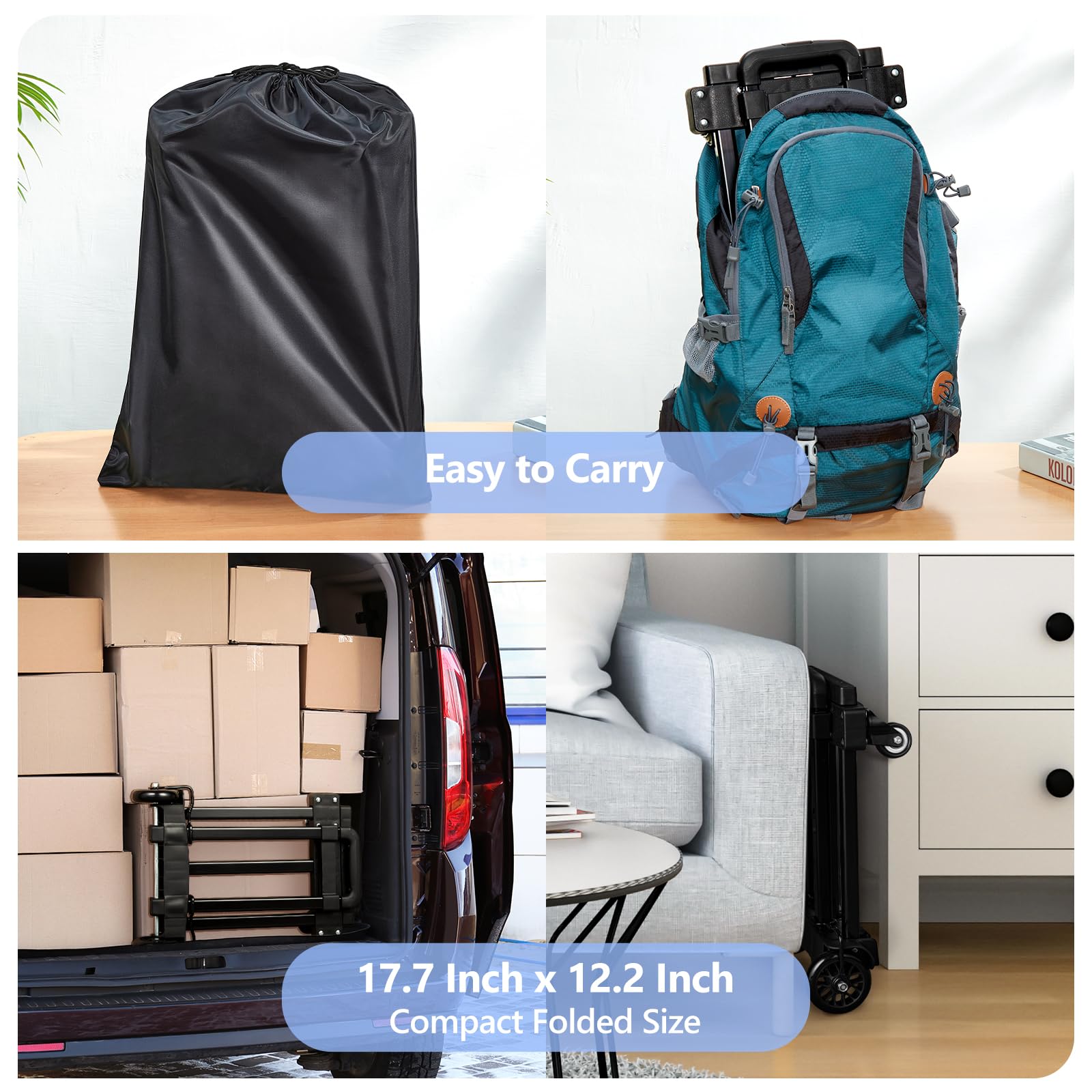 KEDSUM - Carrito de viaje para asiento de coche, compacto y ligero para aeropuerto, silla de paseo portátil de construcción sólida para aeropuertos, carro de mano plegable para bebé, elevador