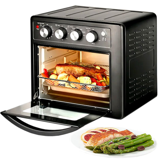 Horno Electrico de Convección 3 En 1 Freidora De Aire Y Tostador de 32 Litros 230°C 1700W