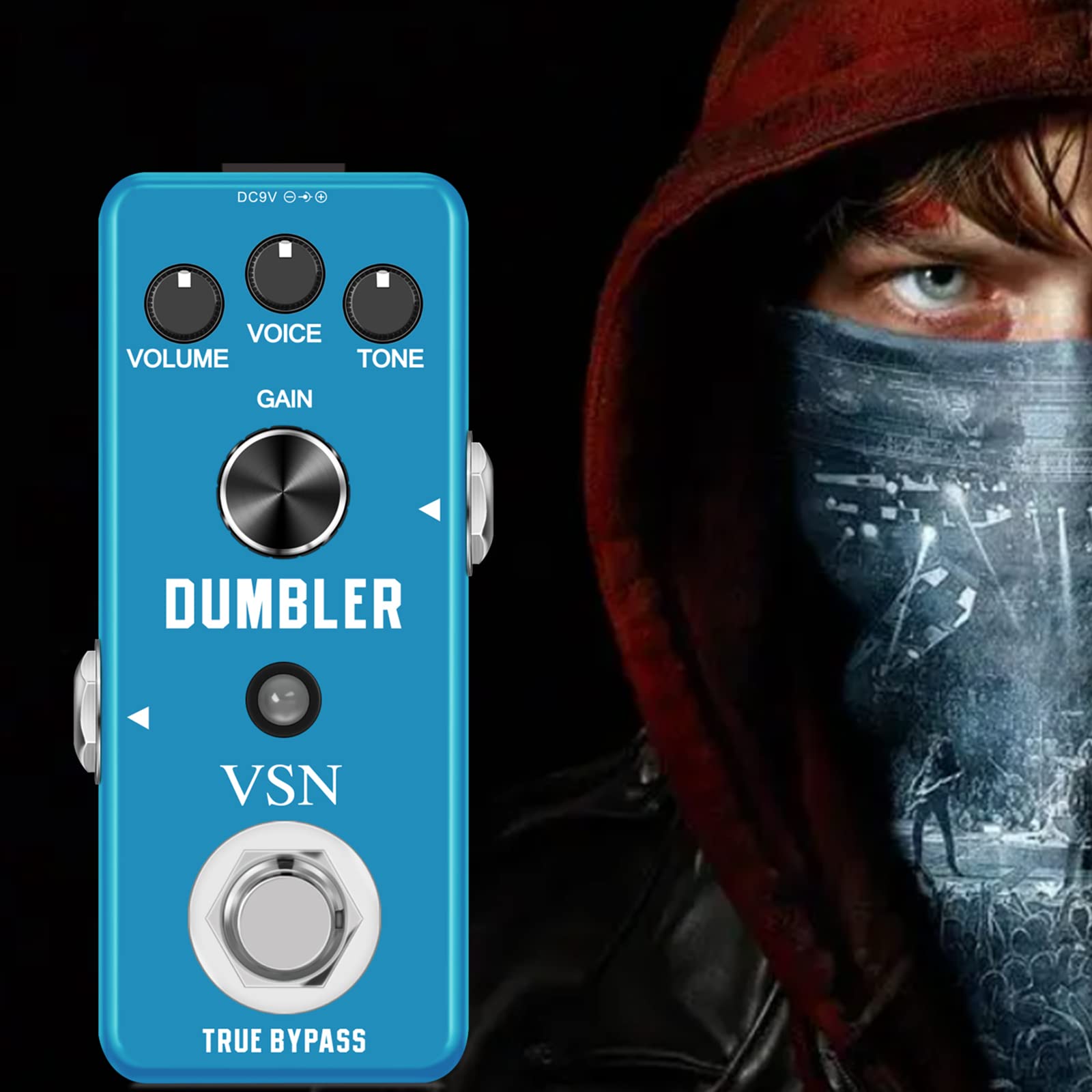 VSN Distortion Overdrive Dumbler Pedal Analog Dumbler Overdrive Pedals For Electric Guitar With Amp Simulator Effect Pedal For Mini Size Ture Bypass