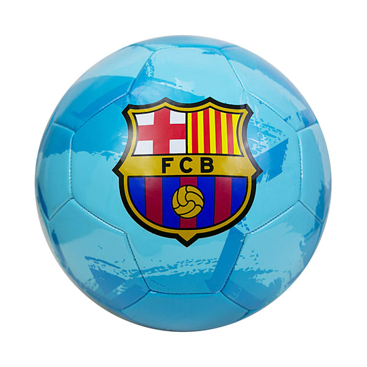 Icon Sports - Brocha de fútbol Oficial del FC Barcelona Talla 5, Color Verde Azulado