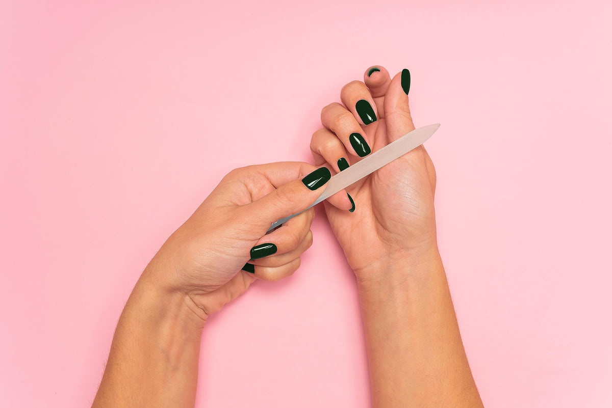 SRODHA Lime à ongles en verre de cristal de beauté | Kit de préparation professionnel 3 pièces | Pour renforcer et façonner les ongles naturels, en gel et en acrylique | Coffret cadeau d'outils de Y