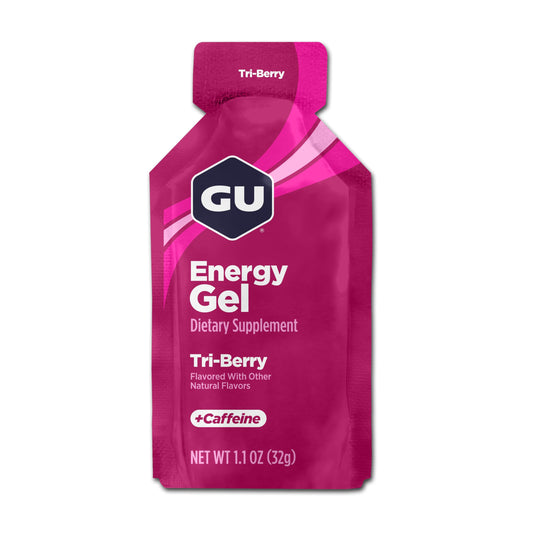 GU Energy Labs Original, Gel Energético de Nutrición Deportiva, 3 Bayas, Caja de 24 Piezas