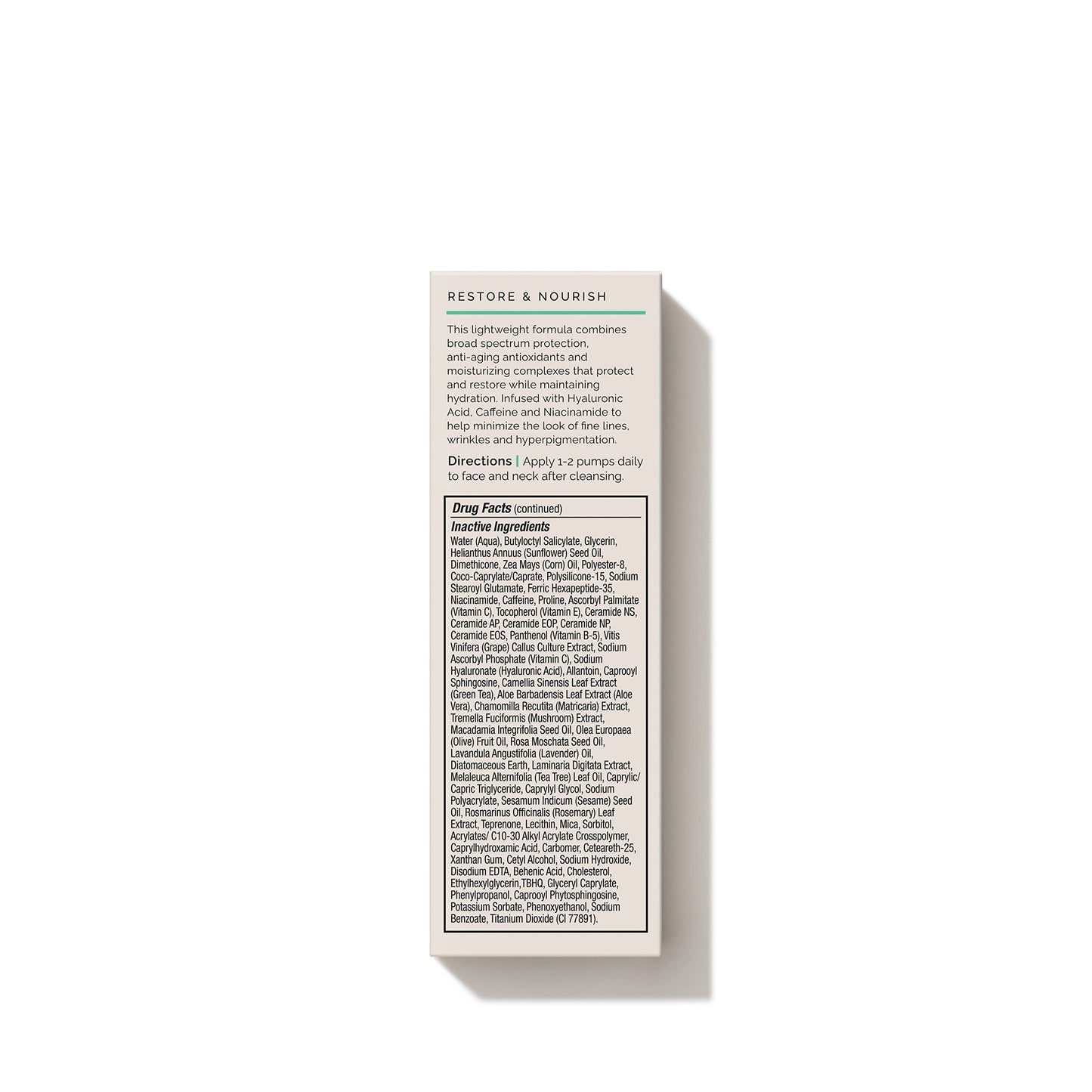 Crema Humectante MDSolarSciences Fps 30 Amplio Espectro Nutritiva 50 ml