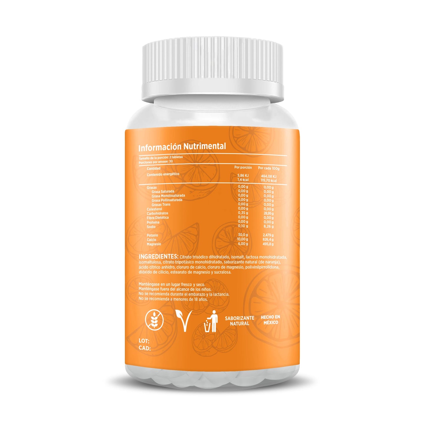 Electrolitos Masticables Ruts Energy Naranja + Gel Mix Ruts Energy (12 Geles)