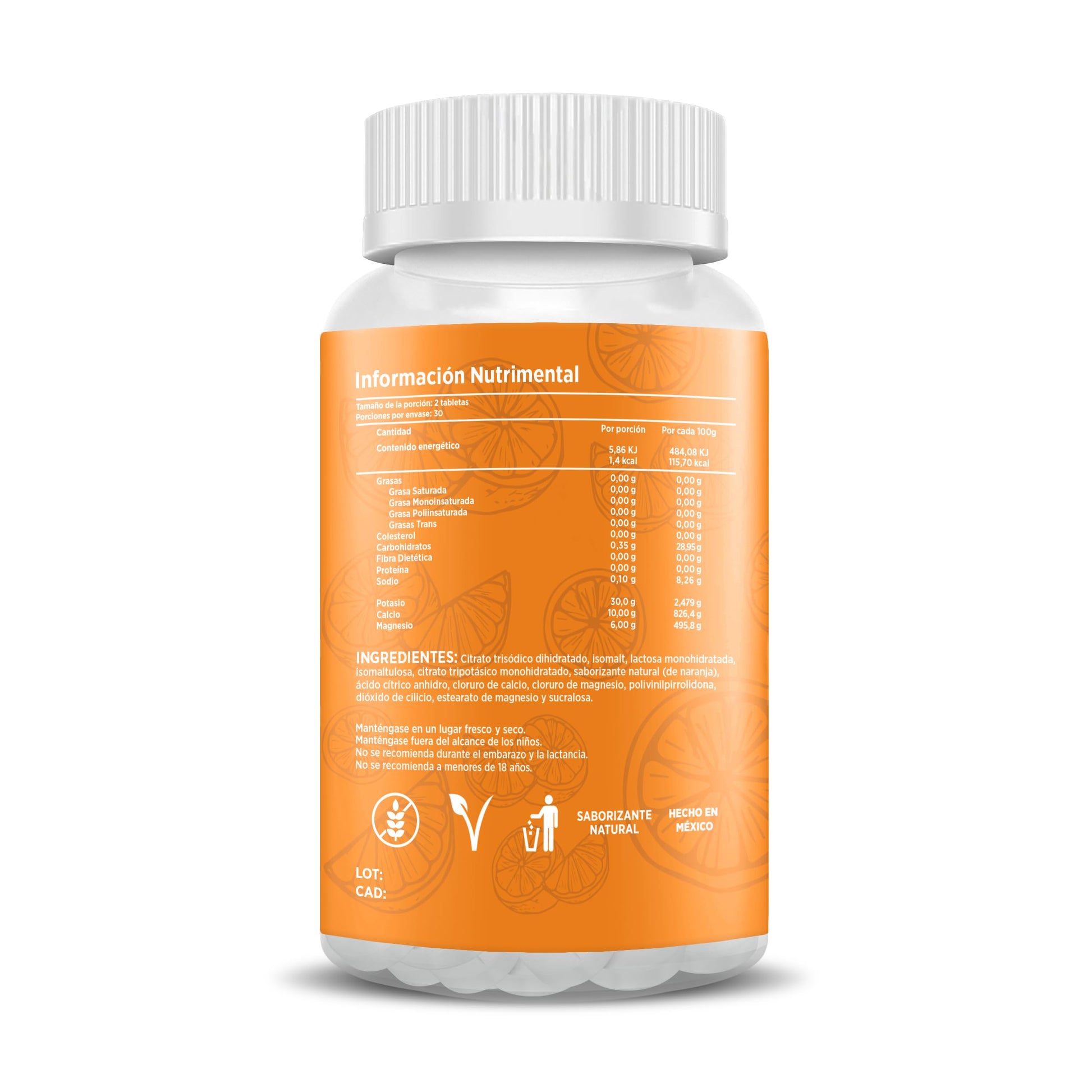 Electrolitos Masticables Ruts Energy Naranja + Gel Mix Ruts Energy (12 Geles)