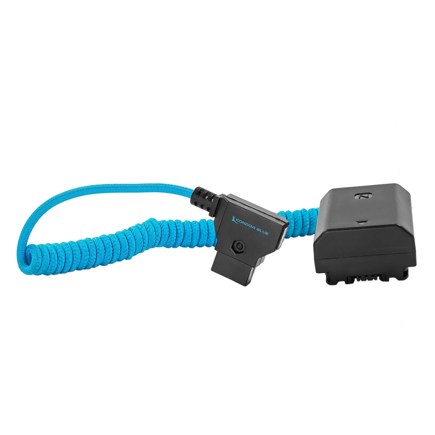 KONDOR BLUE - Batería para chupete D-Tap a NP-FZ100 compatible con Sony A7/FX3/FX30 + más, ultra duradera y nailon trenzado con conectores reforzados | Azul
