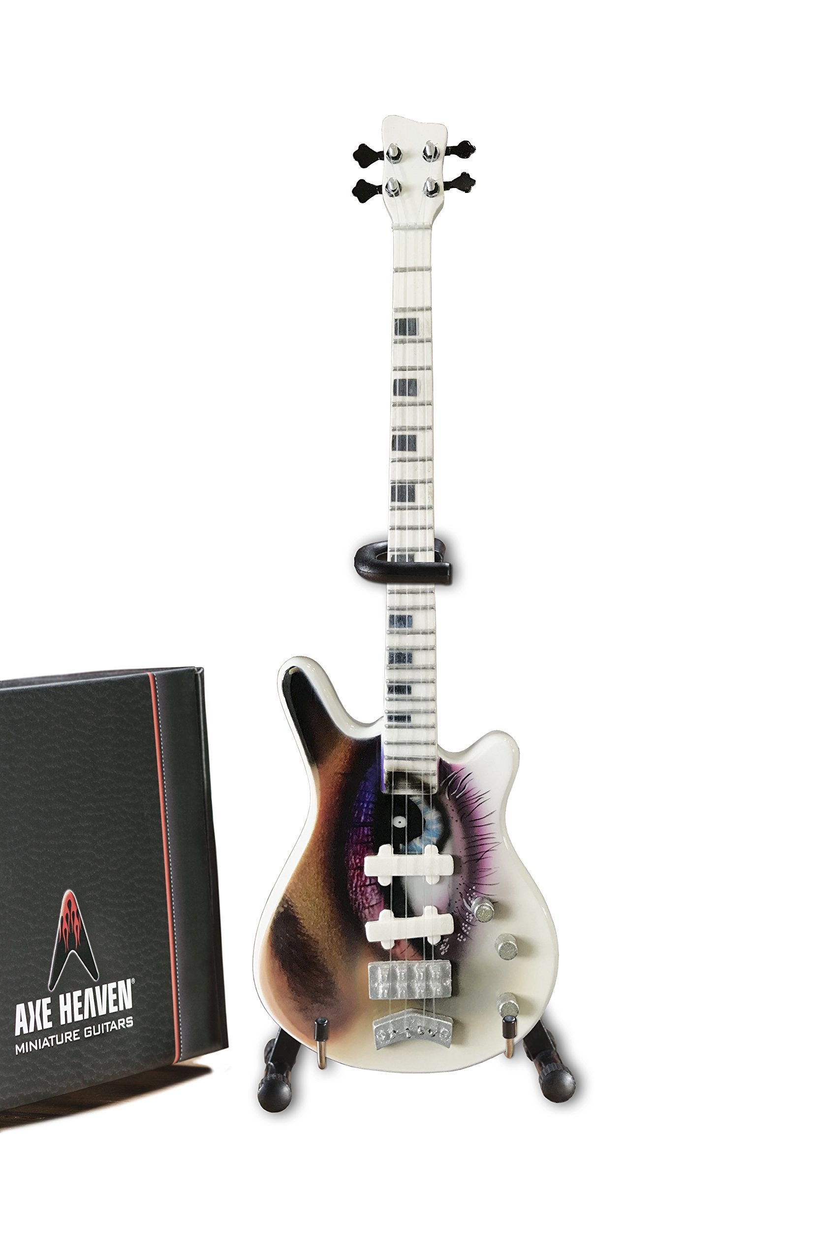 Fan Merch Prince Firma One Eye Bass Guitarra en Miniatura réplica.