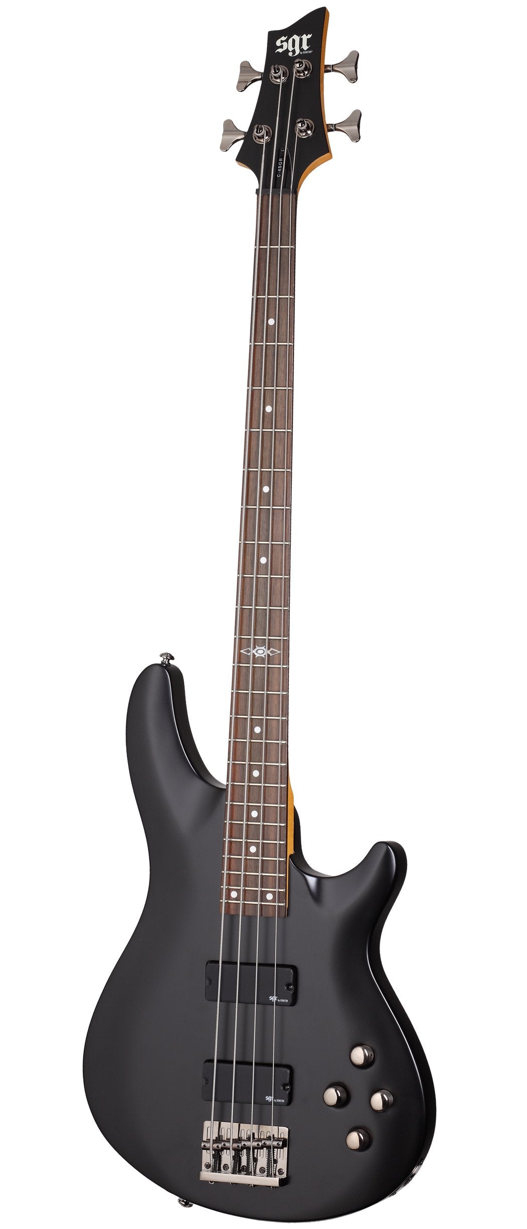 Sgr By Schecter ISSGRC4BASSMSK Bajo Electrico C-4 Bass, Negro Medianoche Negro Medianoche