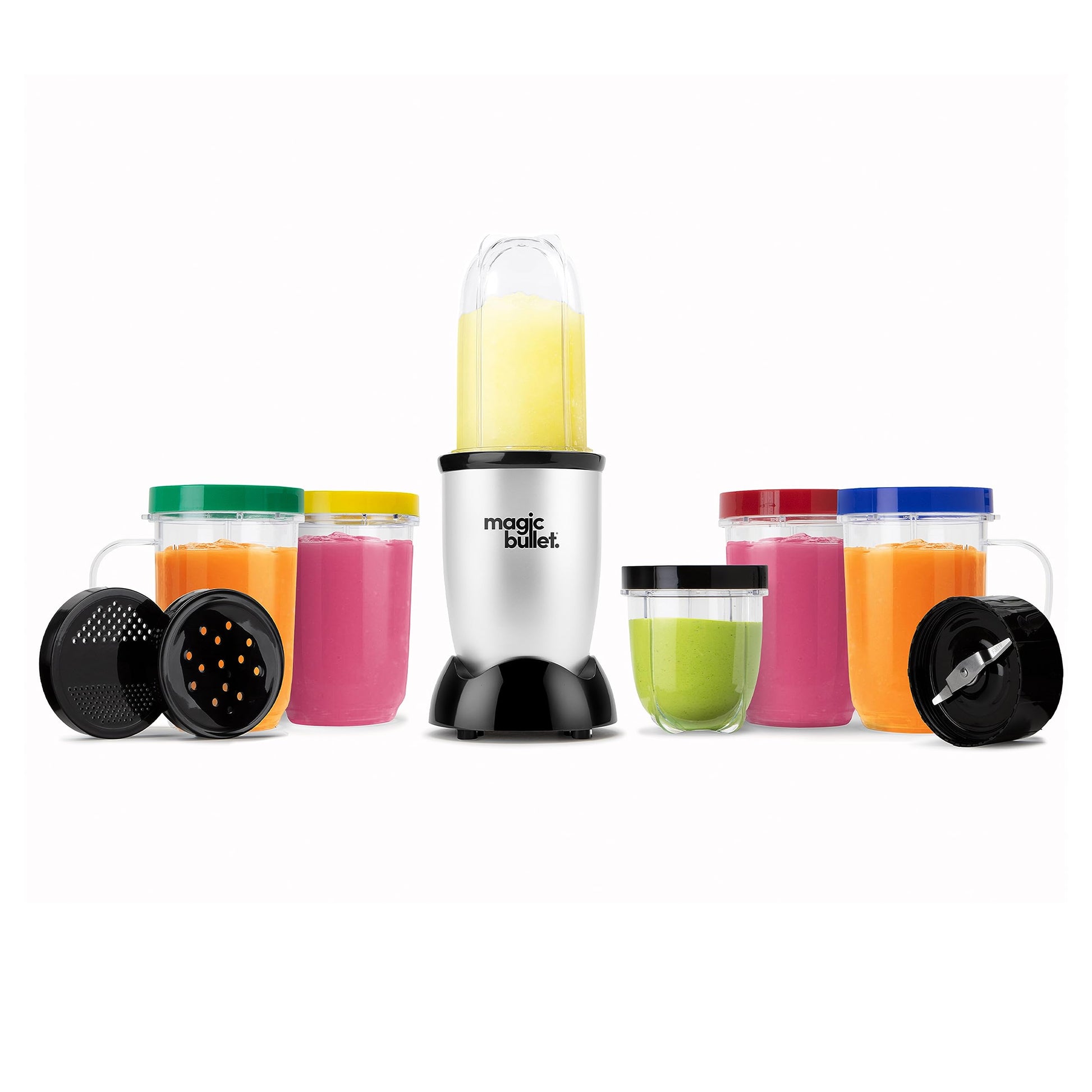 Magic Bullet Blender, mezclador y procesador de alimentos en uno (juego de 17 piezas)