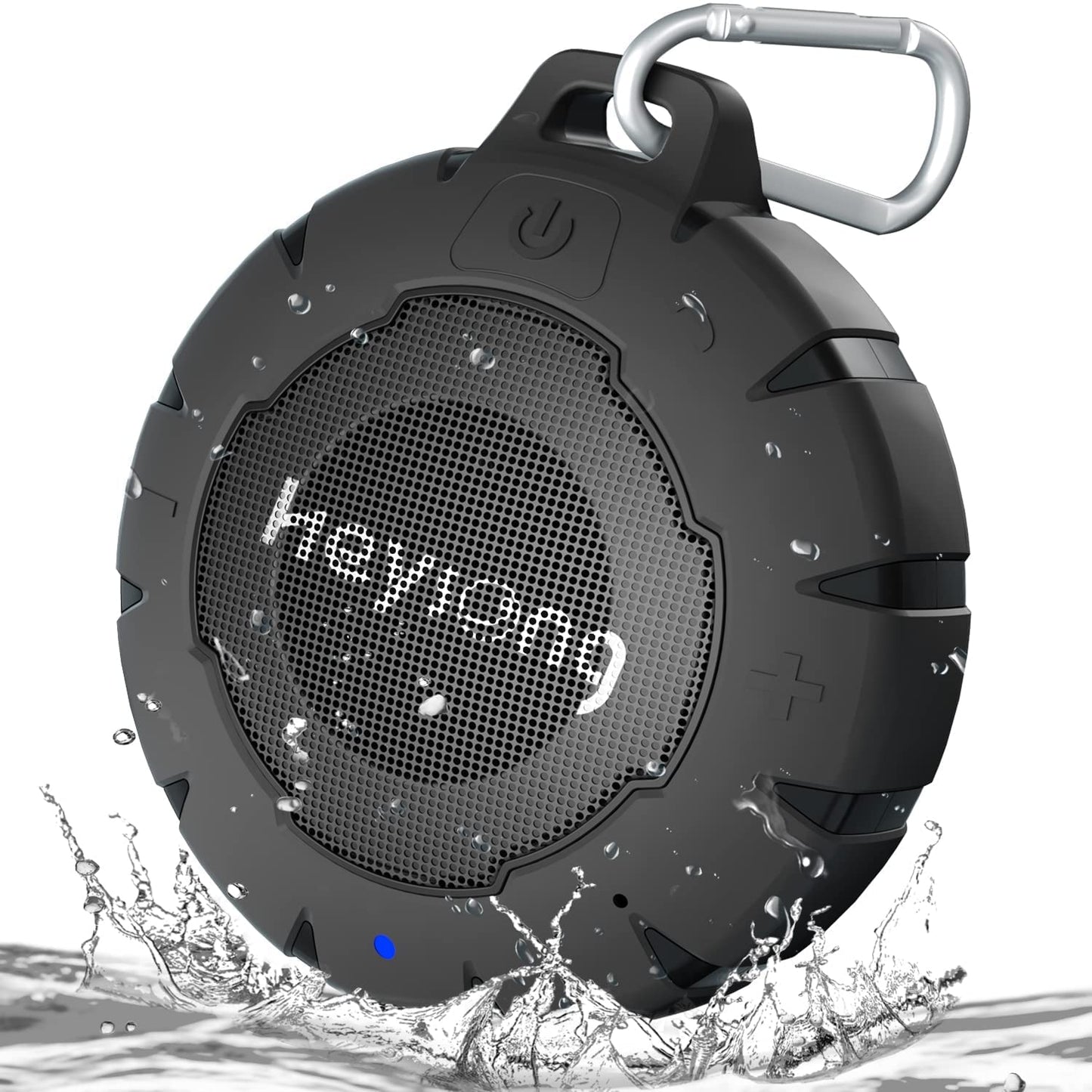 HEYSONG Bocina Bluetooth de Ducha, Altavoz portátil IPX7 Impermeable con Sonido estéreo Fuerte, Bocinas pequeño inalámbrico para baño, Bicicleta, niños