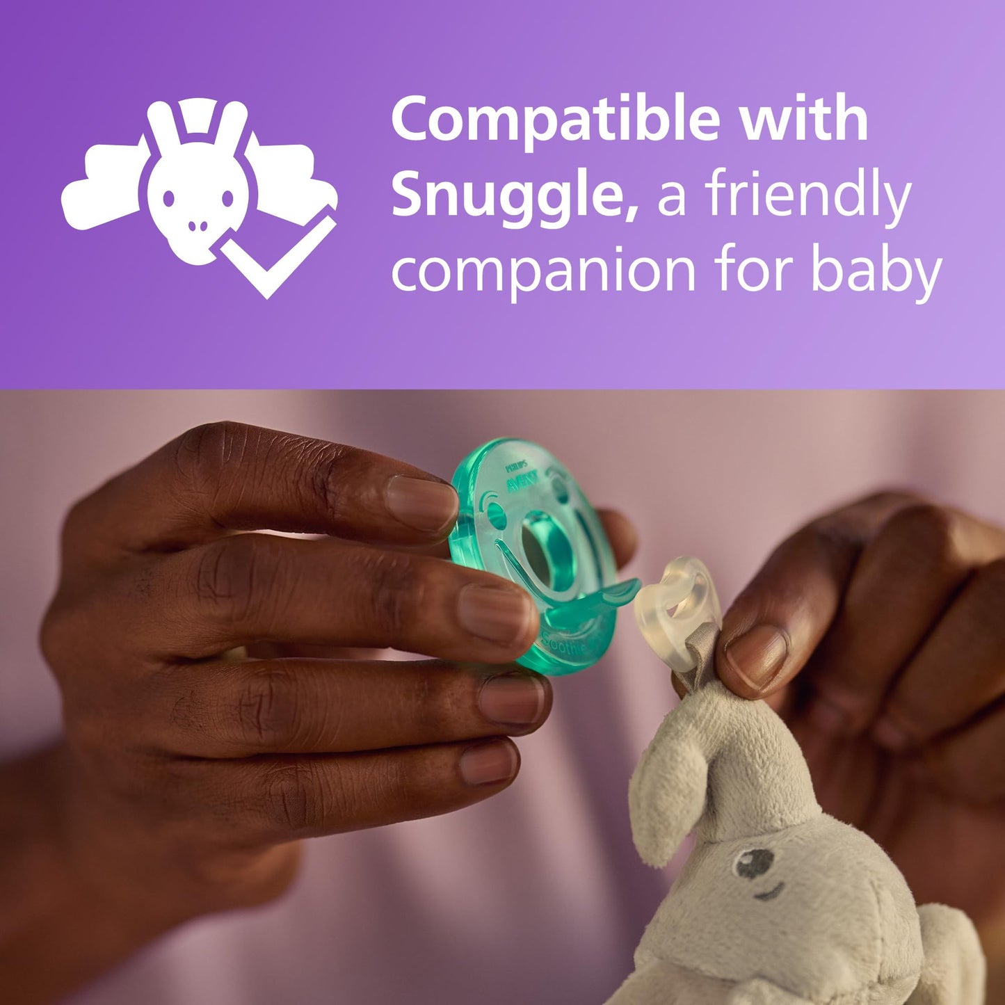 Chupón Philips AVENT Verde Paquete de 4 para 3-18 Meses