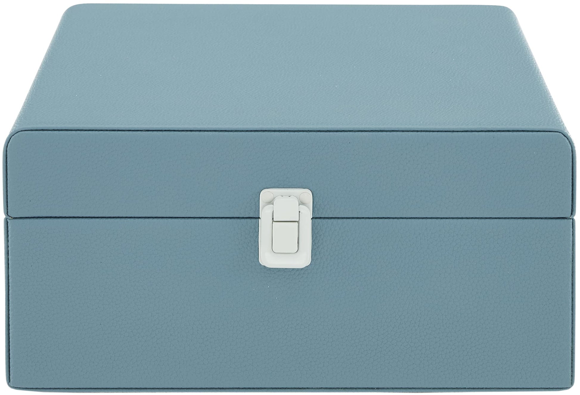 Crosley CR8017B-WB Voyager Vintage Portable Turntable with Bluetooth in/out and Built-in Speakers, Washed Blue