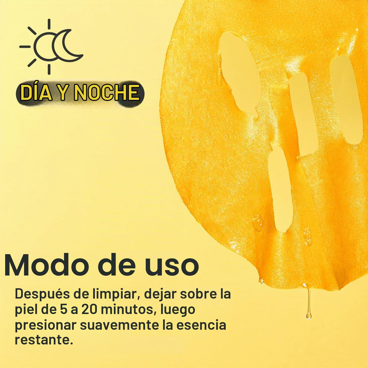 numbuzin Máscara de hoja No.5 | Máscara de lámina de foco de vitamina | Glutatión y vitamina C | Reduce la hiperpigmentación, mejora la tez de la piel | Suave y no irritante | 5 hojas