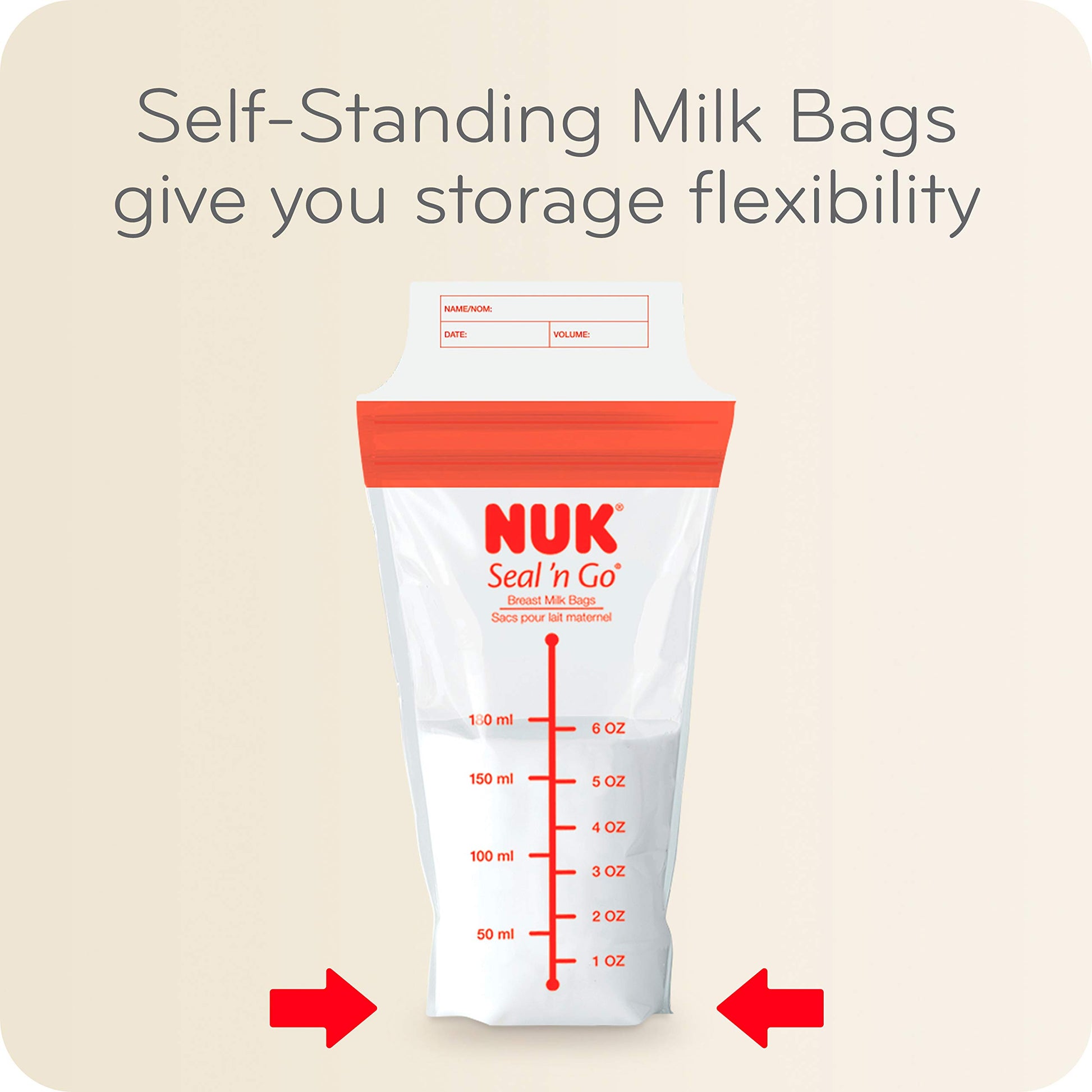 Bolsas de Leche Materna NUK Simply Natural Seal n' Go