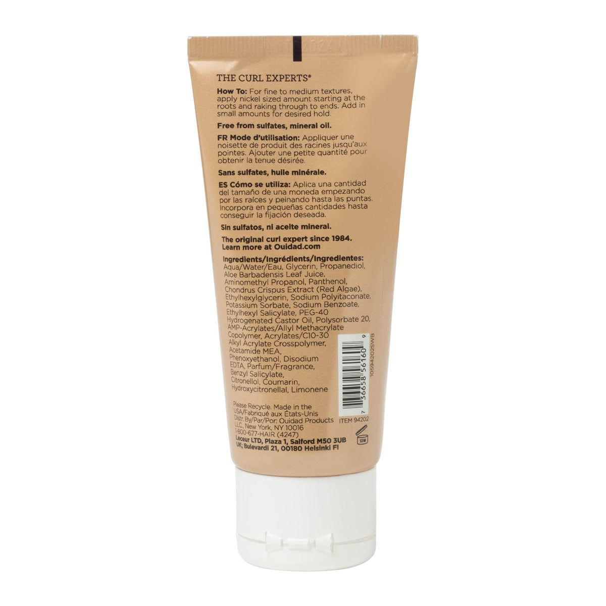 OUIDAD Curl Shaper Out Of Thin (H) gelatina volumizante de aire, 2.4 oz