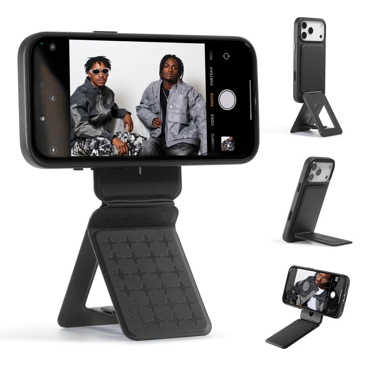 Trípode para Teléfono MOFT Negro Azabache Multiángulo y Portátil para iPhone