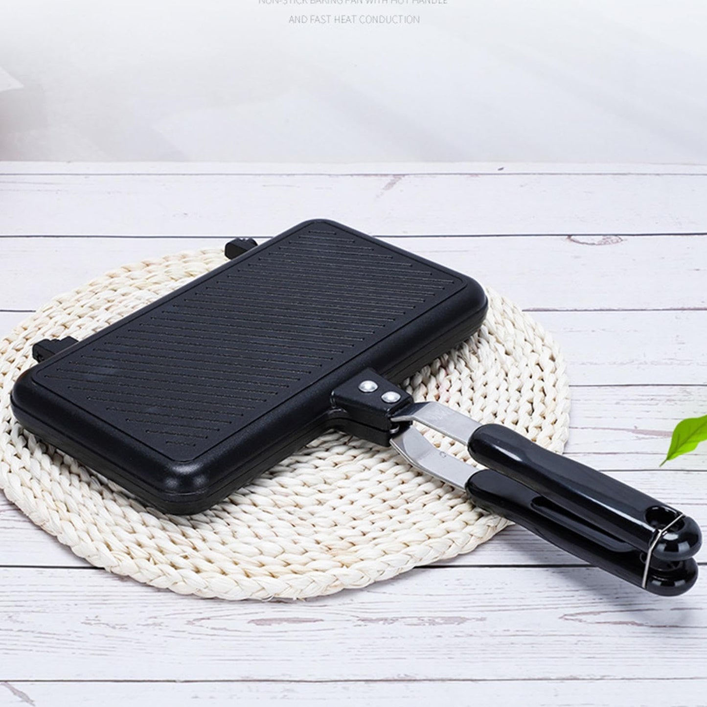 Sandwichera Grill Panini flipp Sandwich Maker para Desayuno