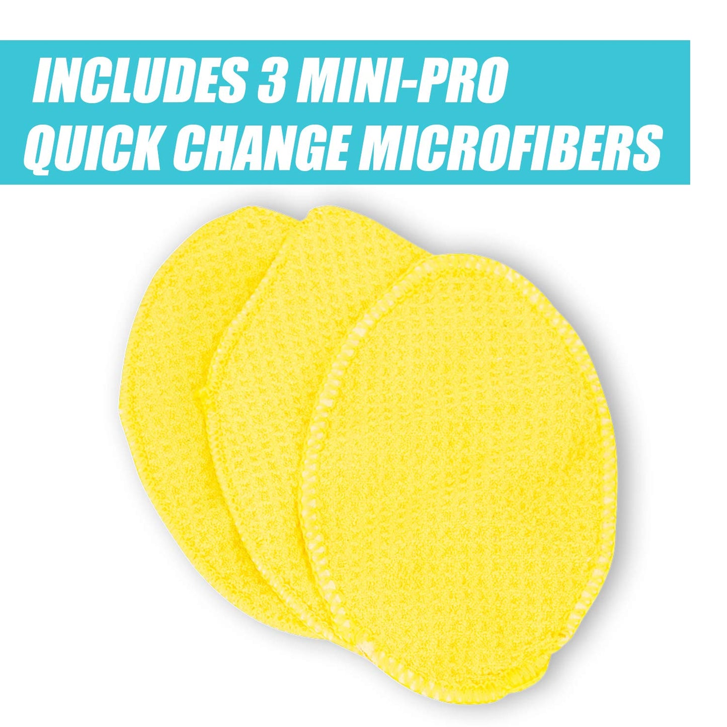 Invisible Glass 95164 - Herramienta de Limpieza para Ventanas y Parabrisas Pro de Secado en húmedo con Mango Extensible y paño de Microfibra Lavable Reutilizable para Vidrio Interior y Exterior
