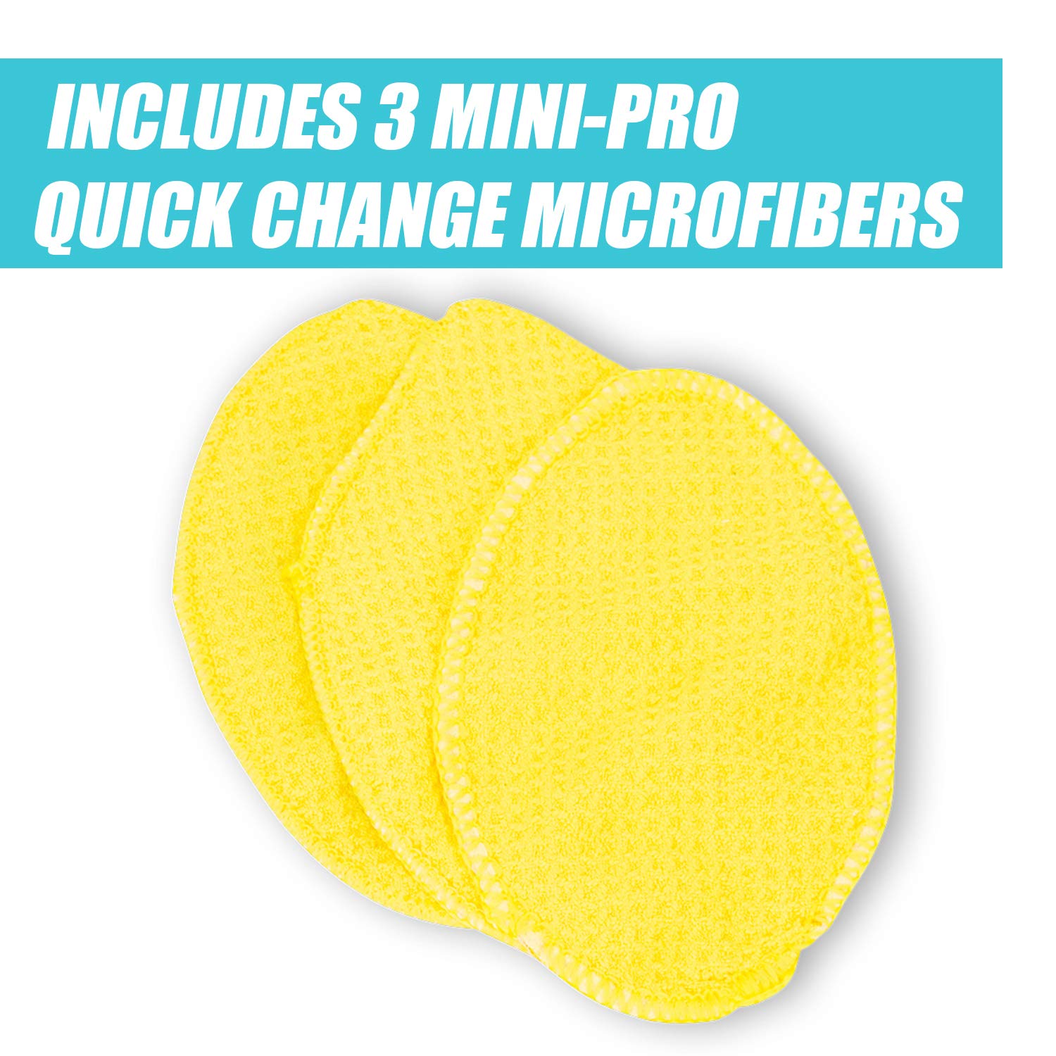 Invisible Glass 95164 - Herramienta de Limpieza para Ventanas y Parabrisas Pro de Secado en húmedo con Mango Extensible y paño de Microfibra Lavable Reutilizable para Vidrio Interior y Exterior