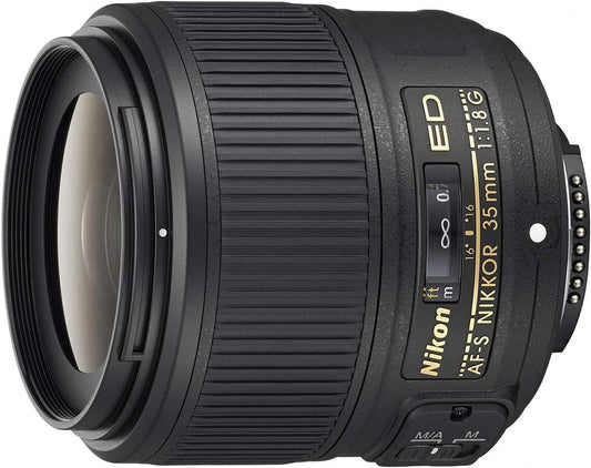 Nikon 2215 AF-S FX NIKKOR 35mm f/1.8G ED Fixed Zoom Lens with Auto Focus for Nikon DSLR Cameras
