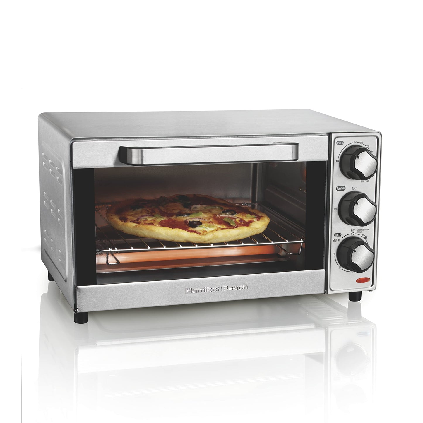 Cuisinart C77SS-15PK Juego de bloque de mango hueco, de acero inoxidable, 15 piezas, asa hueca, 15 Piece, Hollow Handle, 1, 1 + Hamilton Beach 31401 Horno Tostador Eléctrico