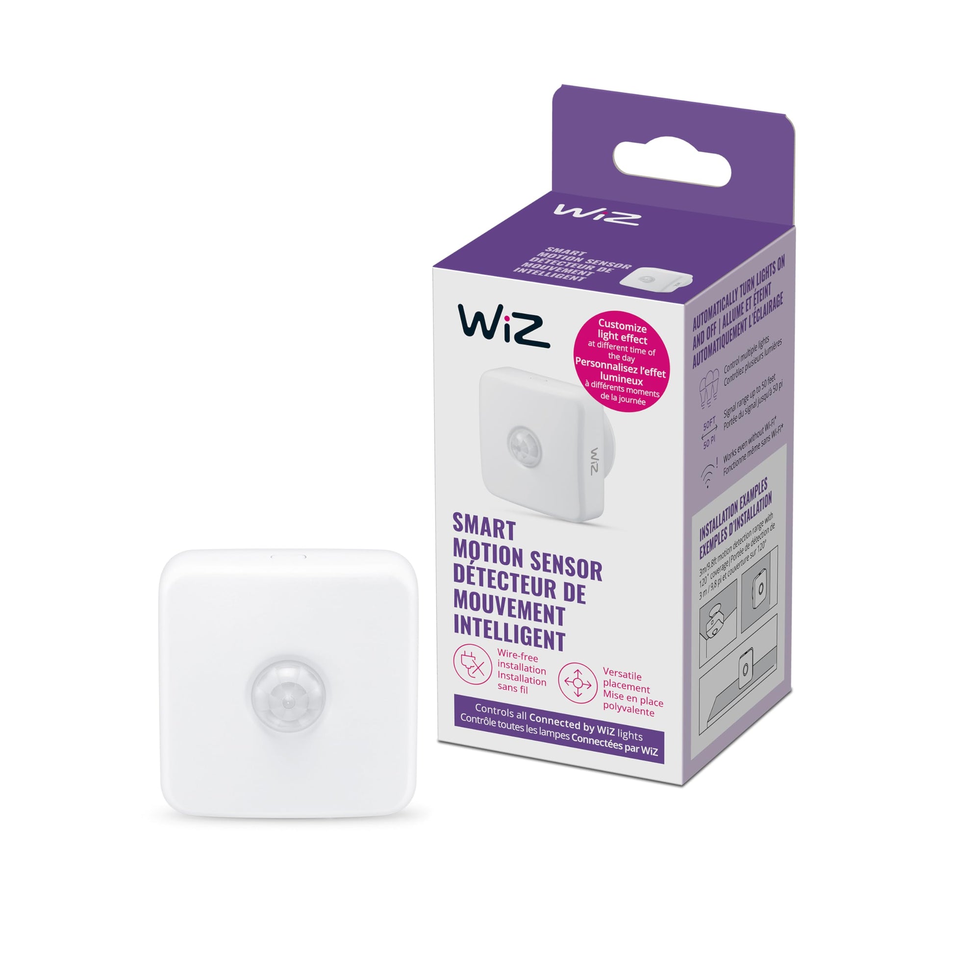 Sensor de Movimiento Interior WiZ Blanco Inalámbrico
