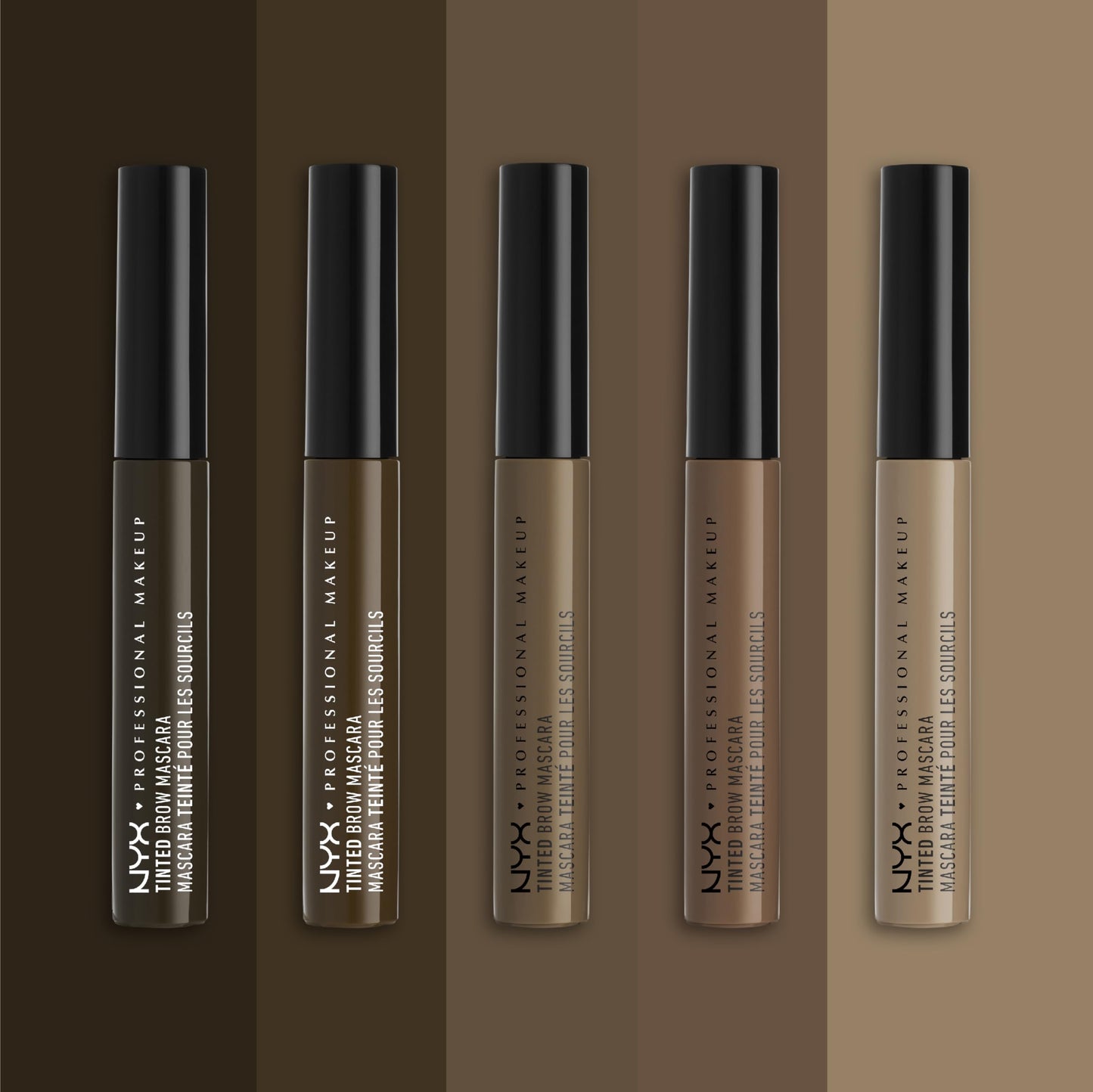 Gel para Cejas NYX Professional Makeup Brunette Tinted Brow Mascara
