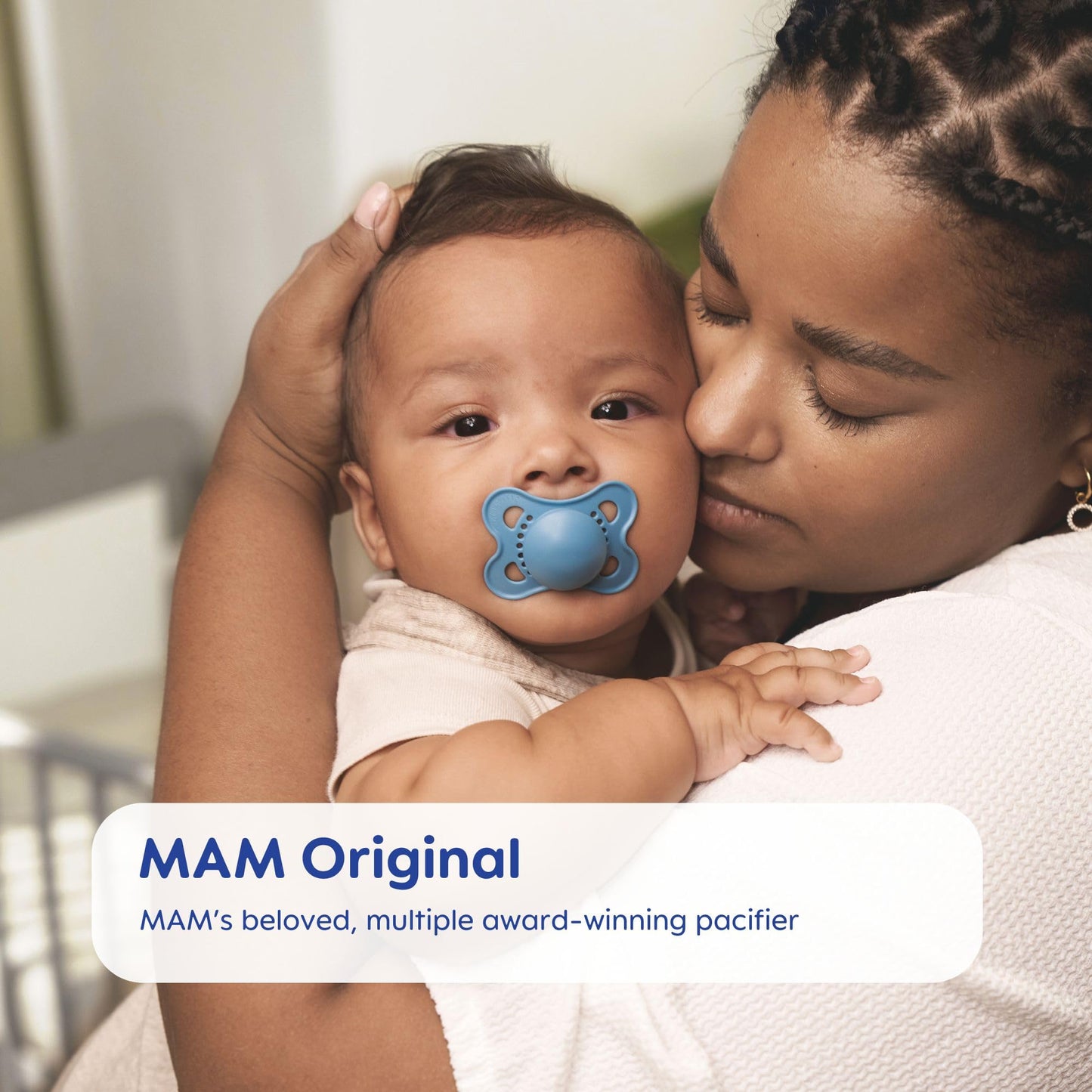 MAM Paquete variado de chupetes para bebé, incluye 3 tipos de chupetes, la forma de pezón ayuda a promover un desarrollo bucal saludable, 0-6 meses, unisex, 3 unidades (paquete de 1)