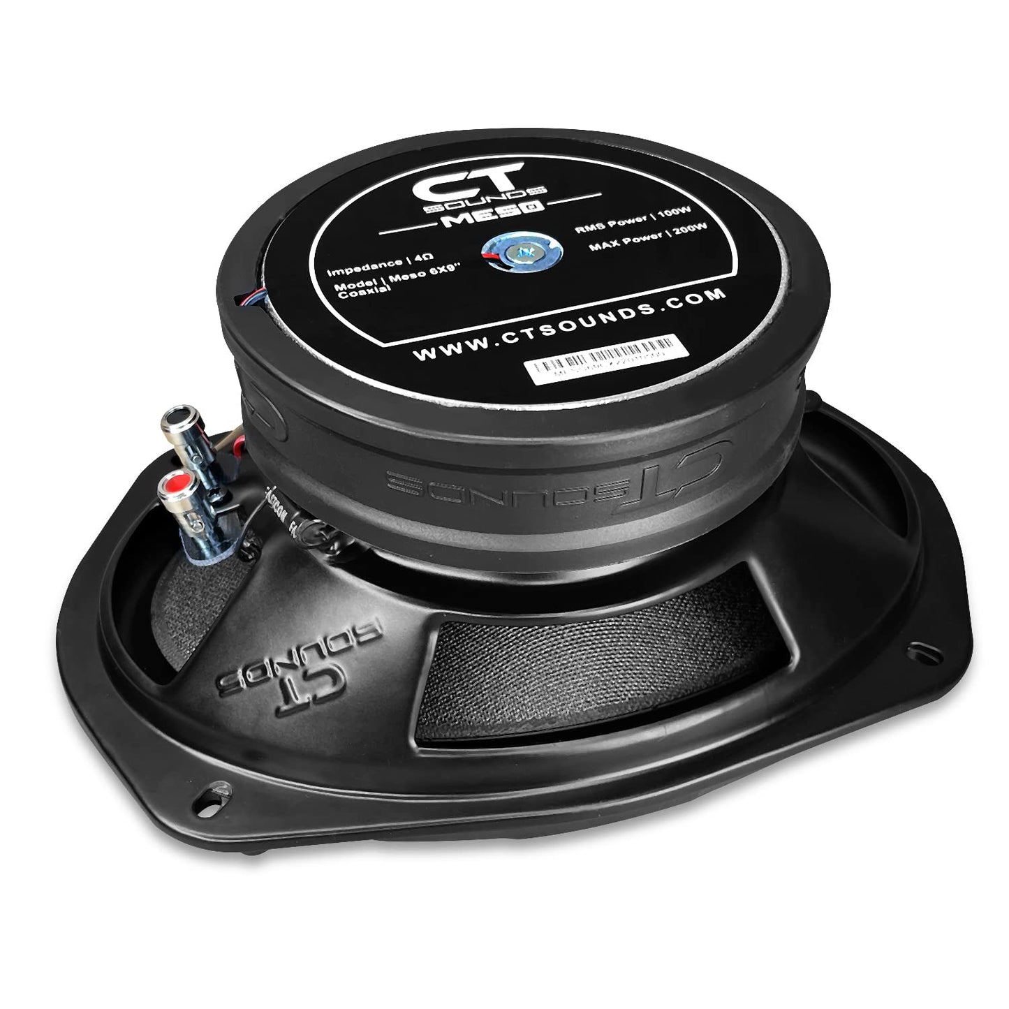 CT Sounds Meso 6x9 Inch 2 Way Silk Dome Full Range Coax Coaxial Speakers (Pair)