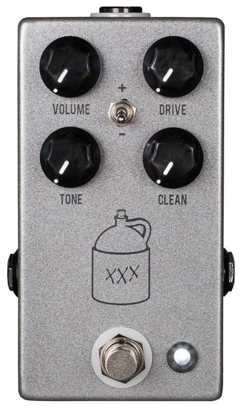 JHS Overdrive Pedal de efectos de guitarra, Moonshine, Plateado