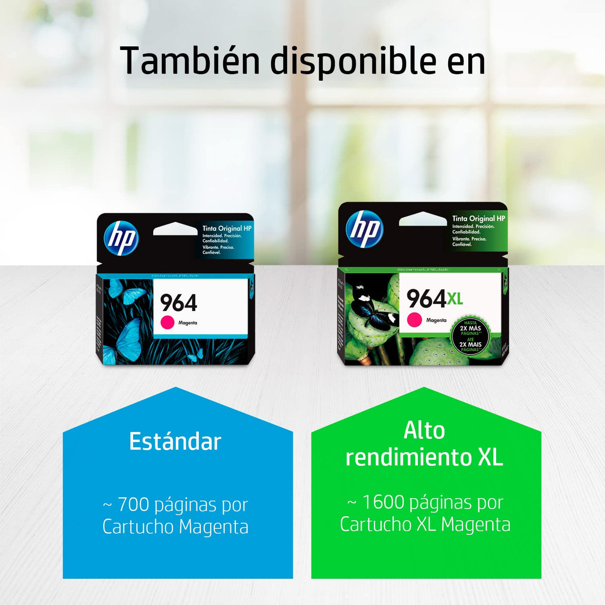 Cartucho de Tinta HP 964XL Magenta Original