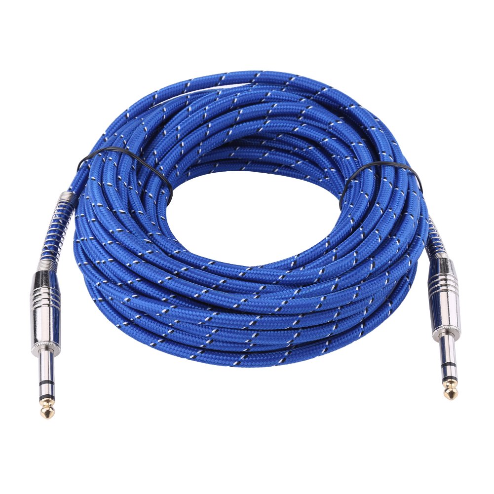 Cable de Audio Estéreo Zerone 6,35 mm Reducción de Ruido Alta Fidelidad 10 m