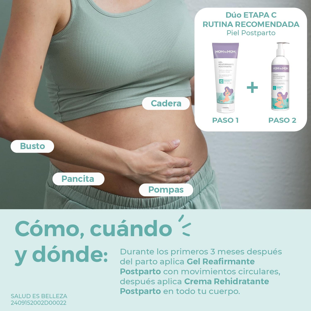 MOM to MOM Kit Firmeza y Rehidratación Postparto