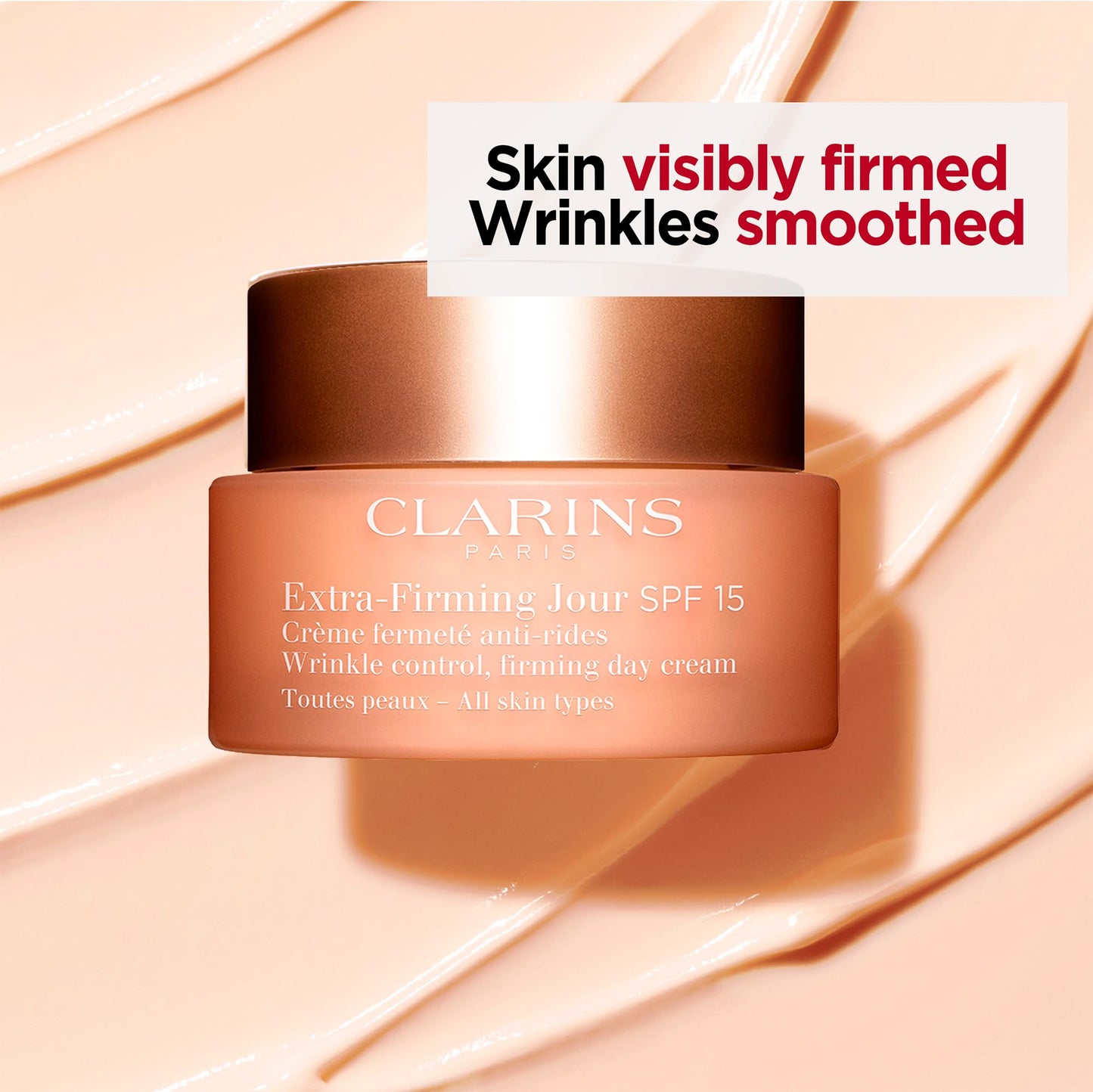 Clarins Extra Firming Day Cream SPF 15 for Unisex Cream 1.7 oz