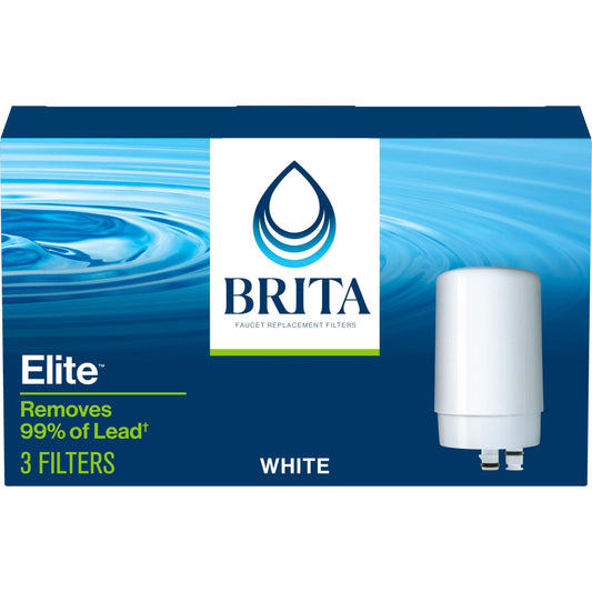 Brita Filtros de agua de repuesto básicos, blanco, 3 unidades