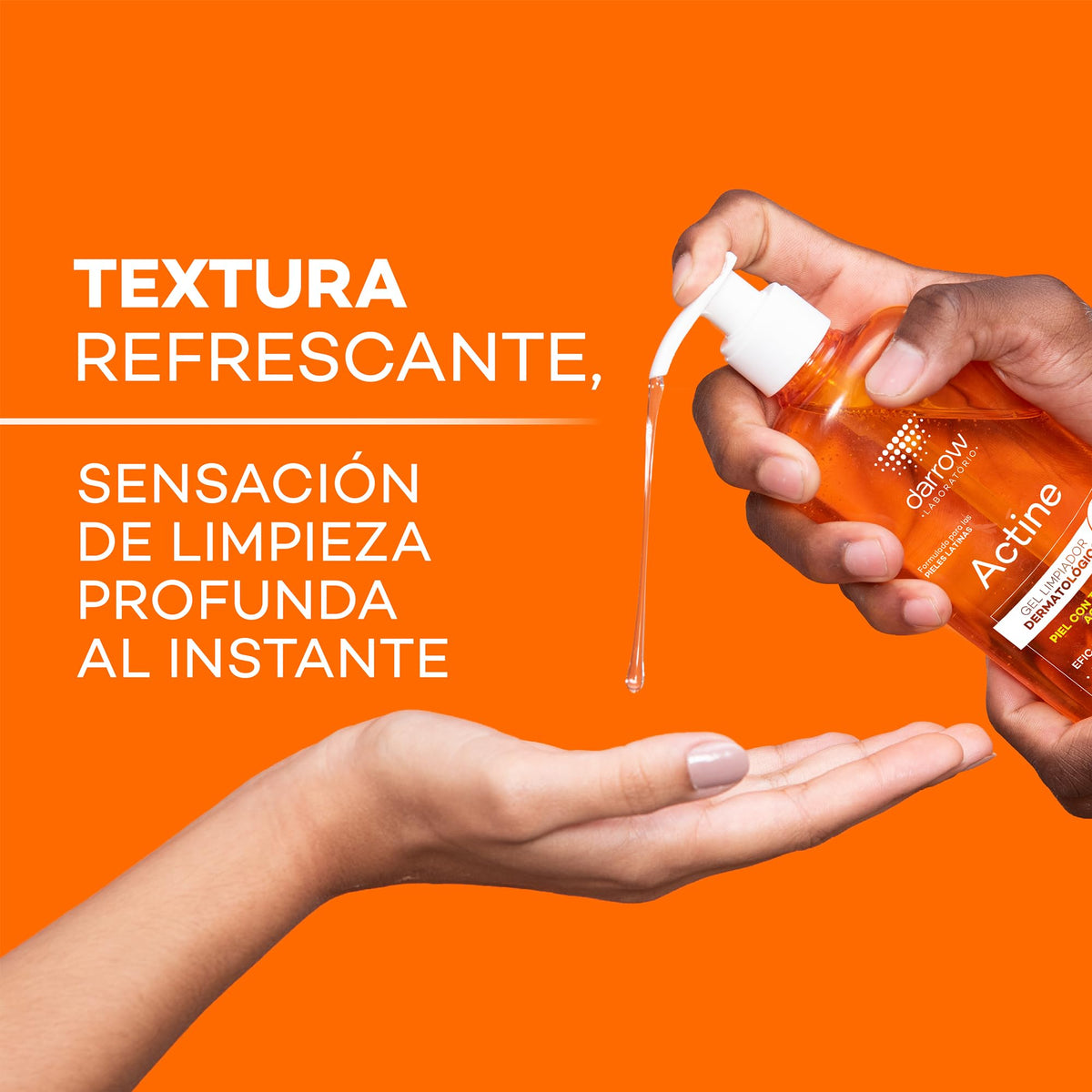 Darrow Actine Gel Limpiador Facial Vitamina C Piel Grasa y Acné, 240g