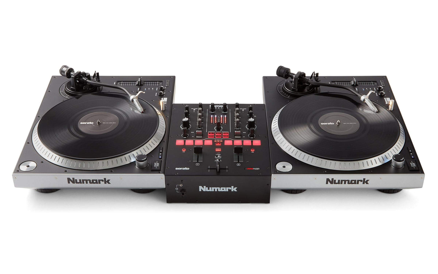 Mezcladora DJ Numark Scratch Roja con Serato DJ Pro y Innofader para Hombre