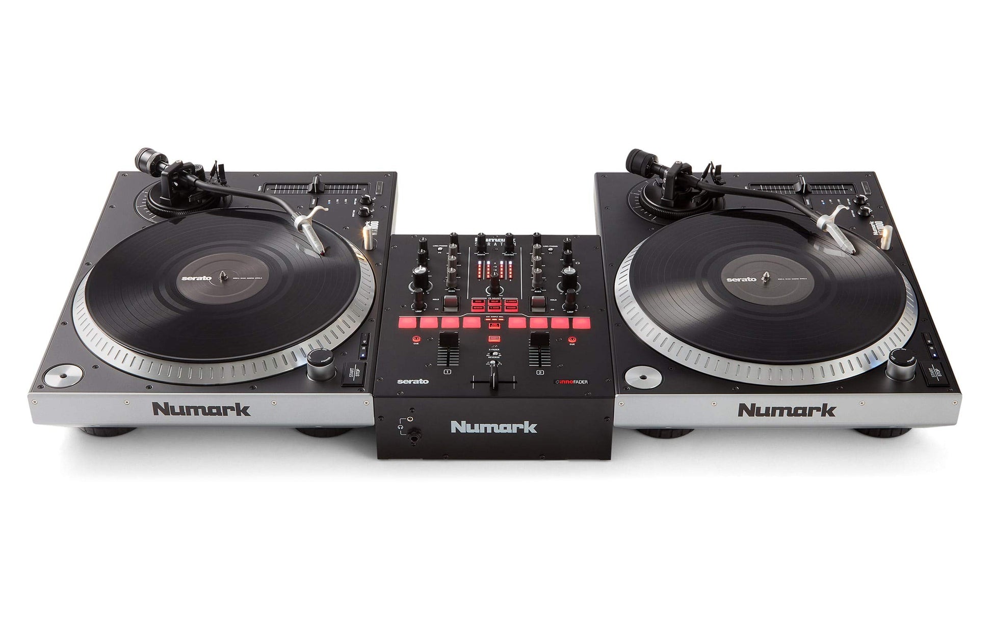 Mezcladora DJ Numark Scratch Roja con Serato DJ Pro y Innofader para Hombre