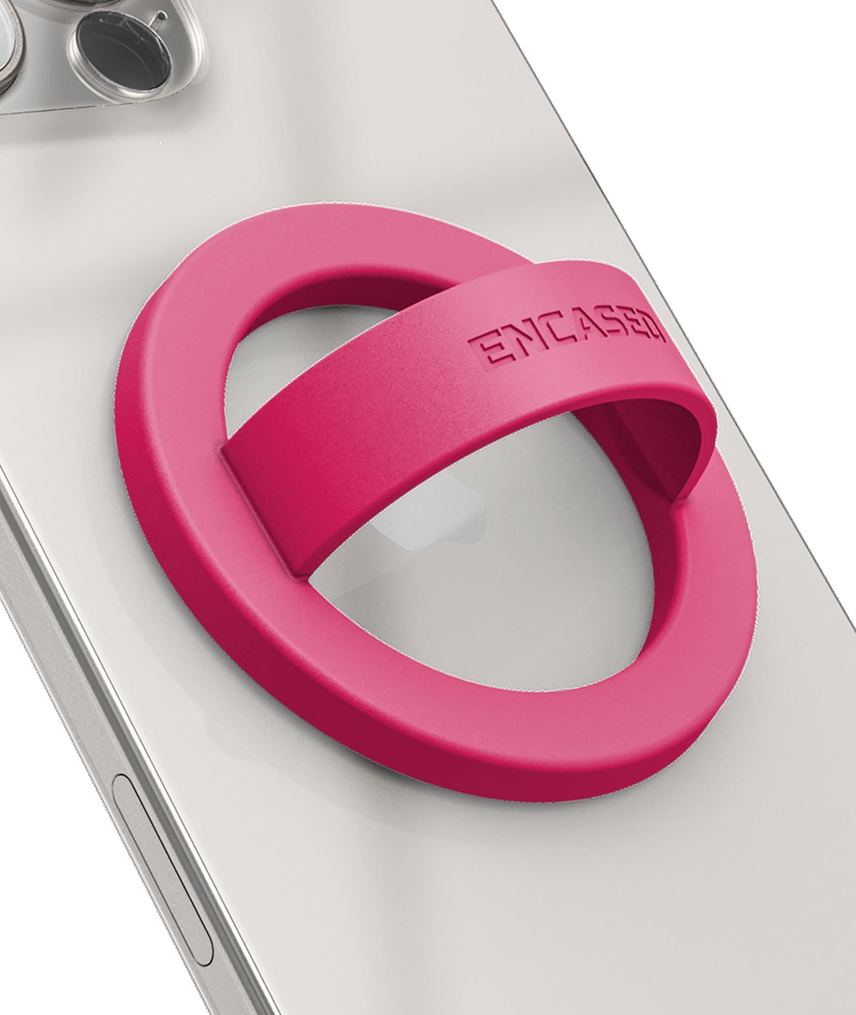 Anillo Magnético de Silicona Encased Rosa Oscuro para iPhone MagSafe