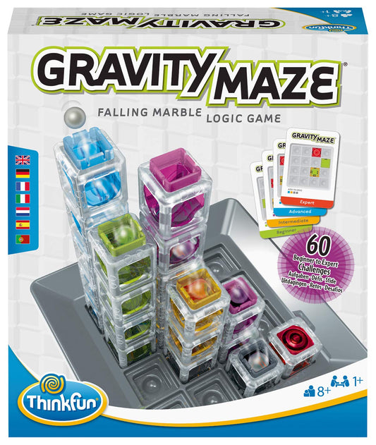 Juego de Lógica Ravensburger ThinkFun Multicolor Gravity Maze para Niños Edad 8+ Años