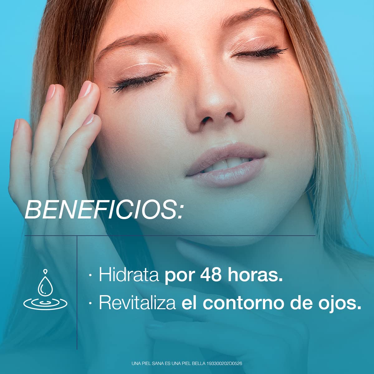 Gel Crema Facial Neutrogena Bright Boost Neoglucosamina 50g + Gel Hidratante para Ojos Hydro Boost 15 g