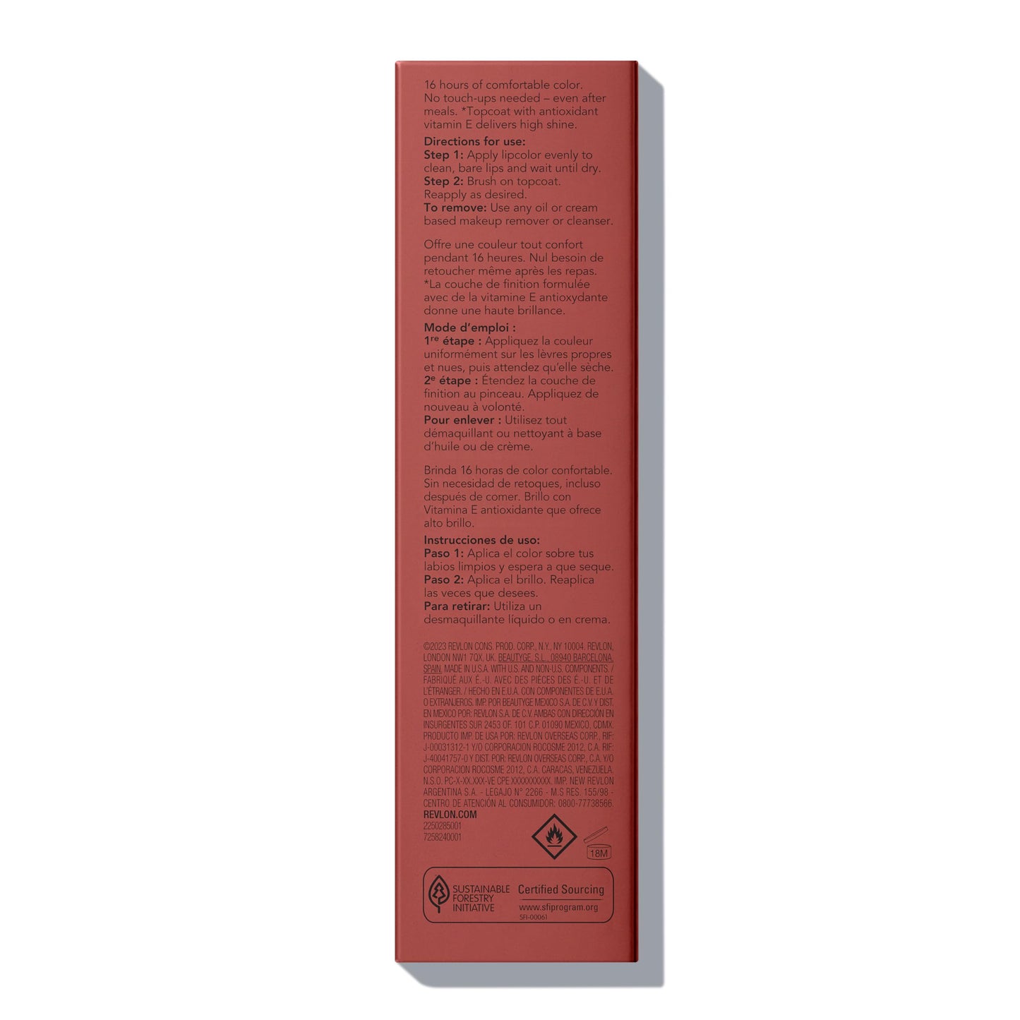 ColorStay Overtime Lipcolor tono Bare Maximum
